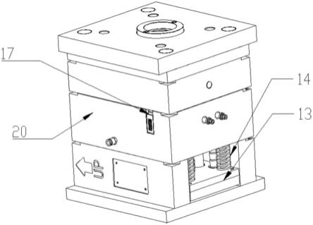 一种带双斜顶的注塑模具的制作方法