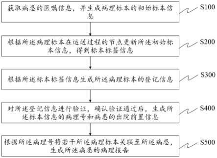 一种病理标本的信息处理方法、系统、装置及介质