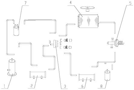 一种具有膨胀储液装置的三联供热泵机组的制作方法