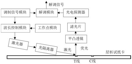 基于调制解调技术的胎盘生长因子免疫荧光层析测定方法与装置与流程