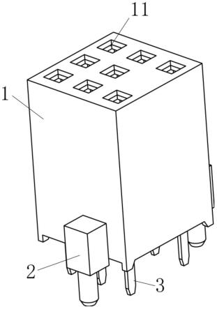 一种便于定位的三排排母连接器的制作方法