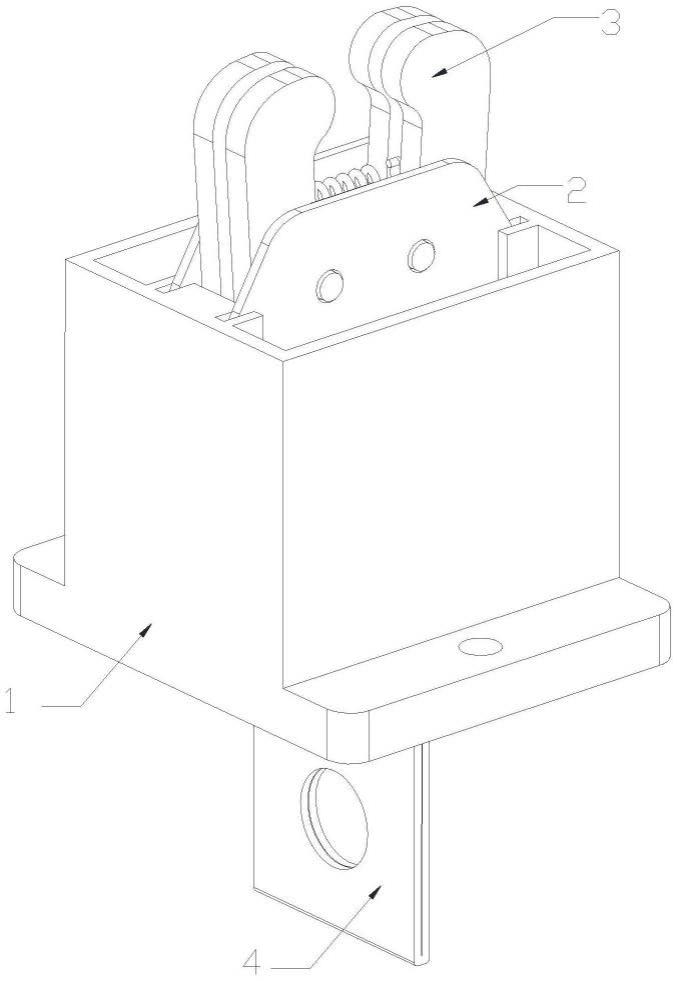 一种动插件触头的电连接结构的制作方法