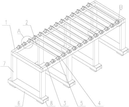 梁护机构用钢板焊接平台的制作方法