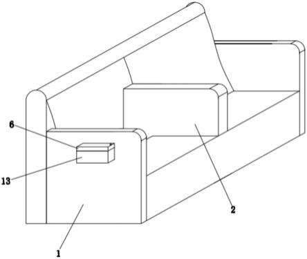一种可手机充电的功能沙发的制作方法