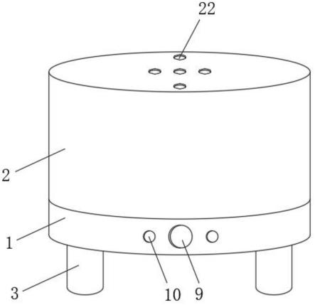 一种桌面式空气清新及雾化增湿器的制作方法