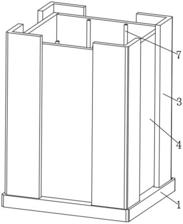 一种电梯井内筒铝模板的制作方法