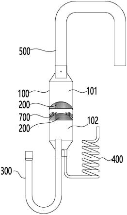 用于空气源低温机氟系统的油气分离器的制作方法