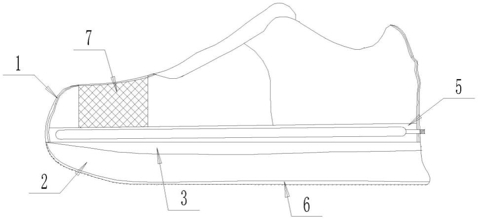 一种具有弹性鞋子衬垫的鞋子的制作方法