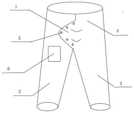 一种适用于留置肛管患者的裤子