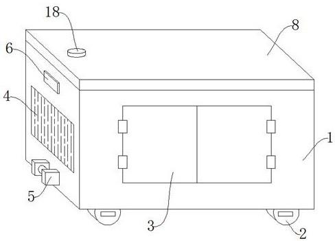 一种便于移动的发电机静音箱的制作方法