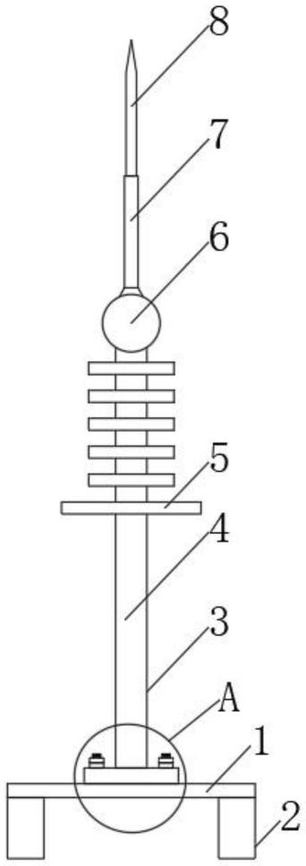 一种古建筑工程用防雷装置的制作方法