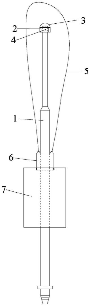 一种标贯锤导向杆末端减障装置的制作方法