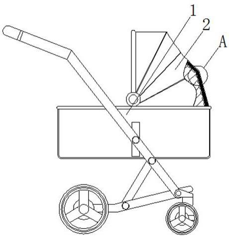 一种多重安全防护的婴儿拖车车篷的制作方法
