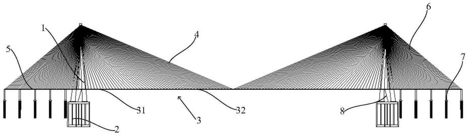自锚式斜拉桥的制作方法