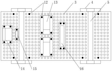 一种便于不同体积四肢动物固定的医学实验解剖台