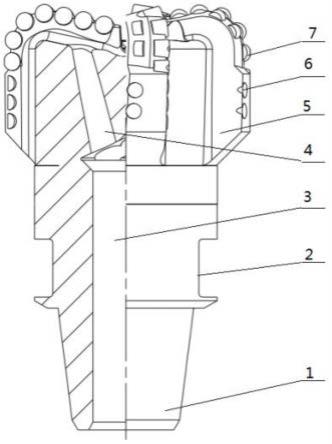一种气举反循环PDC钻头的制作方法