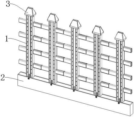 一种电力施工用安全防护栏的制作方法