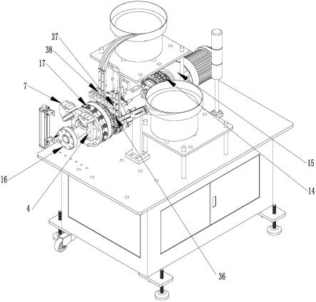 砂轮式打火机的砂轮全自动组装机的制作方法