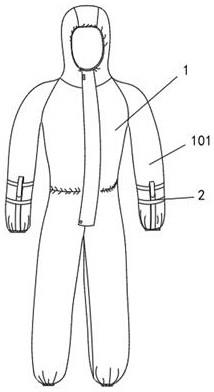 一种便于穿戴的电弧防护服的制作方法