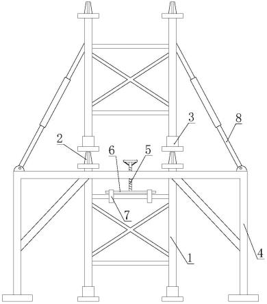 一种具有底座加固结构的快装式塔吊的制作方法