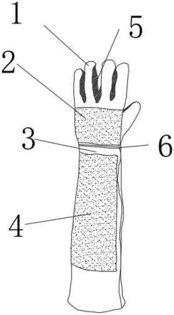 一种防刺穿的高安全性防护手套的制作方法
