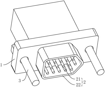 一种VGA接头及接线组件的制作方法