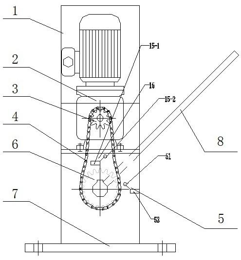 一种热渣输送车道口自动升降杆装置的制作方法
