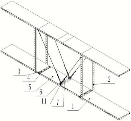 一种适用于全钢附着式升降脚手架的吊桥的制作方法