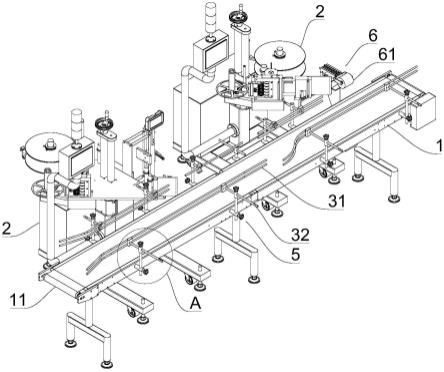 一种两侧贴标生产线的制作方法