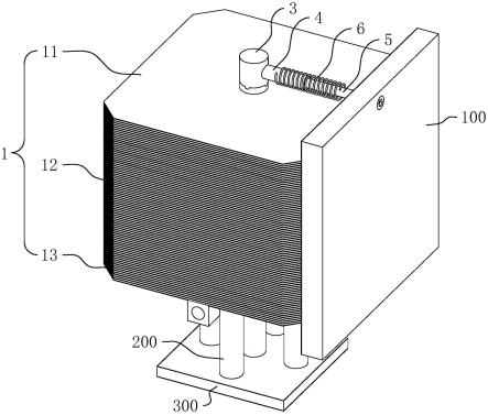 散热扇可调式安装的散热装置的制作方法