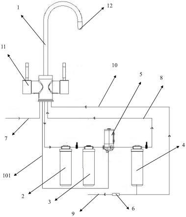 反渗透净水器及其水路系统的制作方法