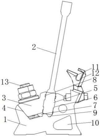 一种防止钢筘脱离的筘座组合体的制作方法