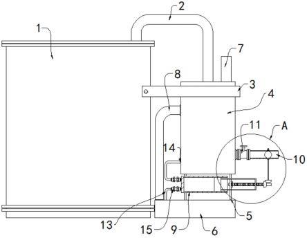 一种应用于工业储罐稳压的水封装置的制作方法