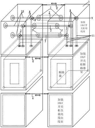 一种10kV配电室开关柜末端加装的开关柜的制作方法