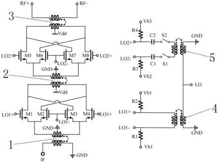 一种带放大和混频功能切换的5G双频带上混频器及终端的制作方法