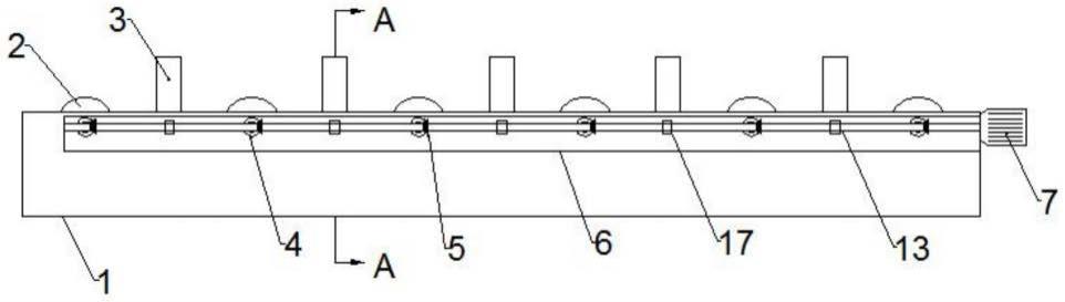 一种耐磨螺旋钢管生产用输送装置的制作方法