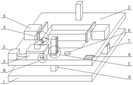 一种塑料模具加工用夹具的制作方法