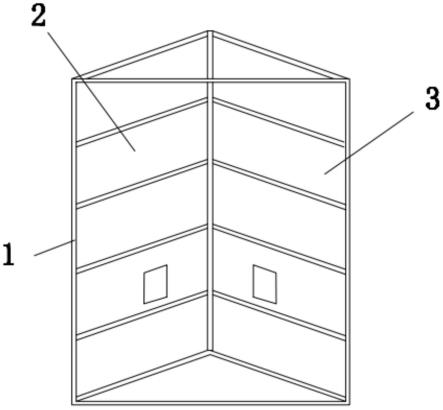 一种粮仓三角挡粮门的制作方法