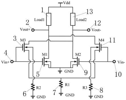 一种带体电极隔离MOS管中和电容放大器及终端的制作方法