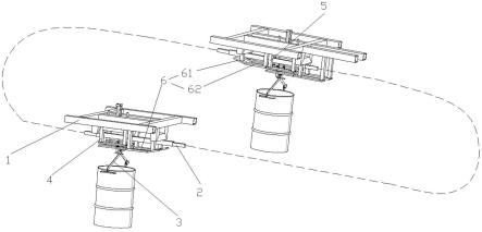一种钢桶上下料输送线结构的制作方法