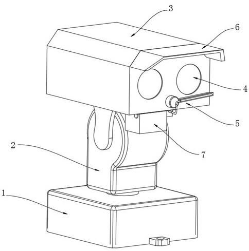 一种电力巡检专用云台相机用的保护装置的制作方法