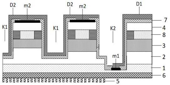 一种垂直腔面发射半导体发光结构及其制备方法与流程