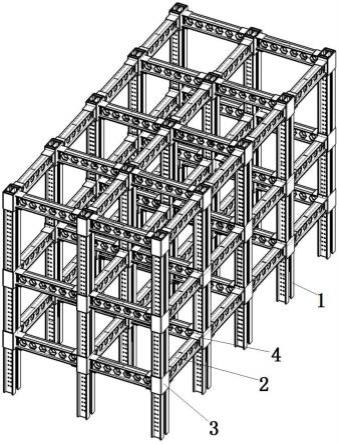 一种高性能钢框架结构