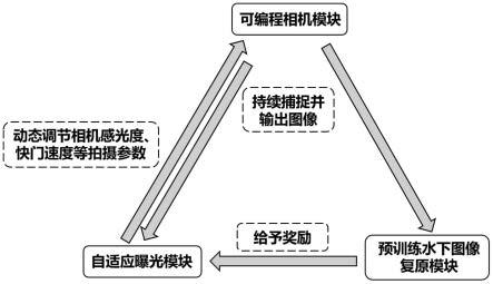 一种自适应曝光驱动相机摄影水下图像处理系统