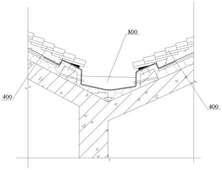 一种适用于仿古坡屋面及相邻仿古坡屋面间排水的排水沟的制作方法