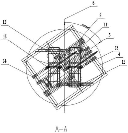 一种煤矿竖井临时改绞结构的制作方法