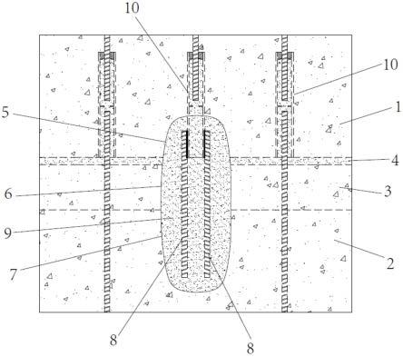 用于装配式建筑转换层未预留插筋的套筒连接加固结构的制作方法