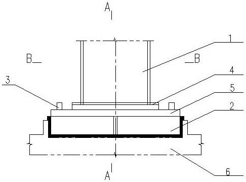 滑动式柱脚布置结构的制作方法