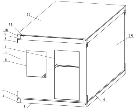 一种折叠式集装箱房屋及其安装方法与流程