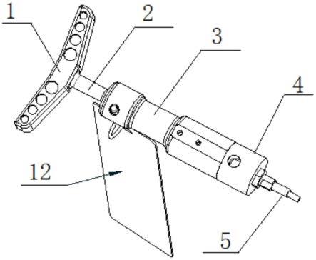 一种模拟飞行器伞降手柄结构的制作方法